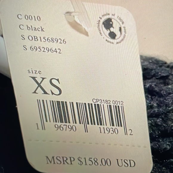 28. Free People Avery Cardi Knit Ruffle Cropped Cardigan NWT XS - Picture 4 of 4